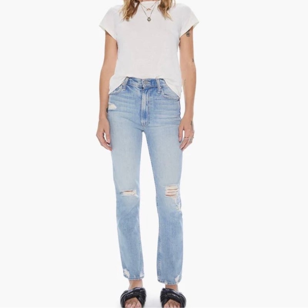 MOTHER High Waisted Rider Skimp Jeans The Confession 34